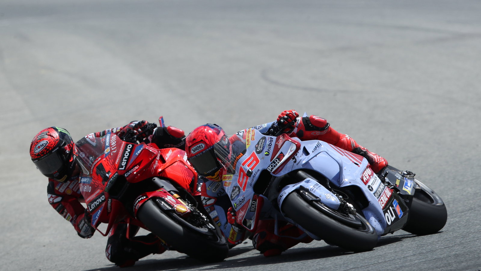 Marc Marquez, Pecco Bagnaia, 2024 Spanish MotoGP